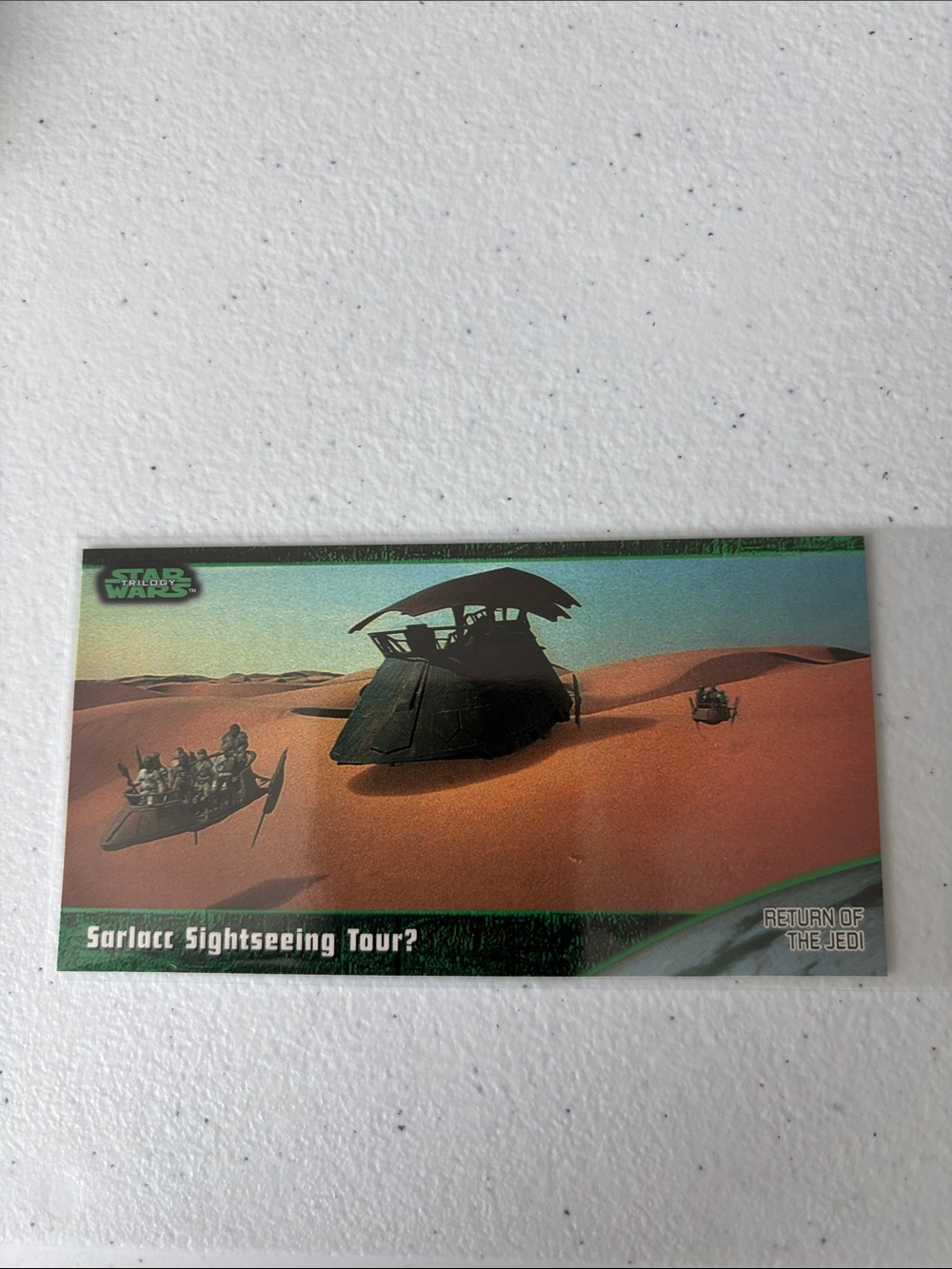 Topps Star Wars Return of the Jedi Wide Vision Desert Scene Card